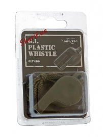 Свисток MIL-TEC на шейном шнурке Olive-2