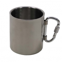 Thermal mug 300ml with carabiner - (Max Fuchs)