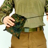 Плащ-палатка MIL-TEC Рип-Стоп Flecktarn