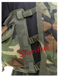 Жилет MIL-TEC разгрузочный (9 карм.) Woodland-4