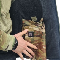 Жилет на флисе с электроподогревом, мультикам (V-TM)