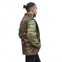 Жилет на флисе с электроподогревом, мультикам (V-TM)