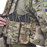 Жилет Plate Carrier Multicam YAKEDA №2 с напашником и чехлом для гидратора