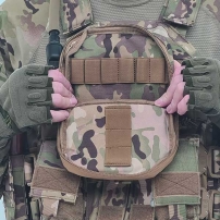 Жилет Plate Carrier Multicam YAKEDA №2 с напашником и чехлом для гидратора