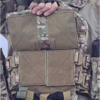 Жилет Plate Carrier Multicam YAKEDA №2 с напашником и чехлом для гидратора