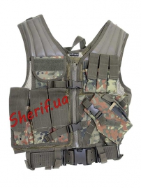 Жилет разгрузочный USMC COMBAT Flecktarn-6