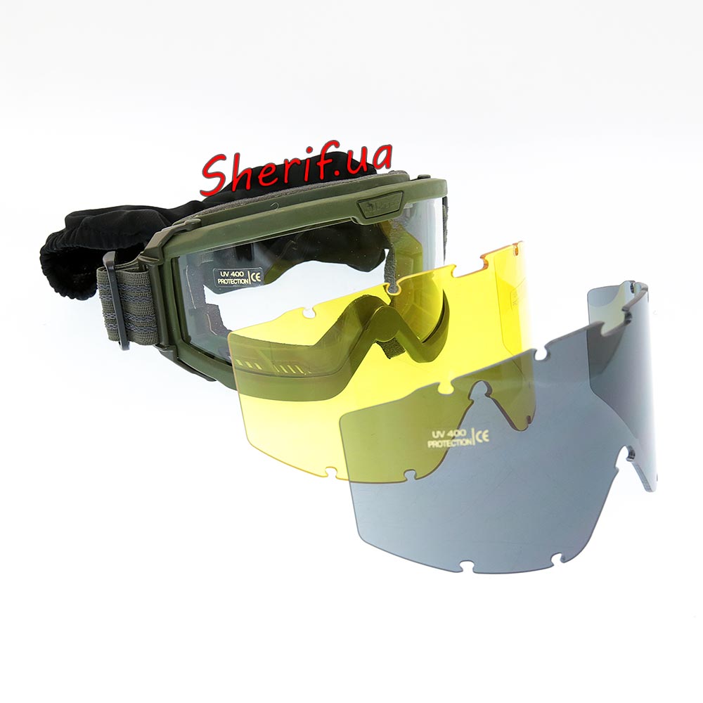 Ochki takticheskie MIL-TEC Brille Olive 2