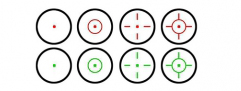 RDS 1х22х33 RedGreen Dot 12