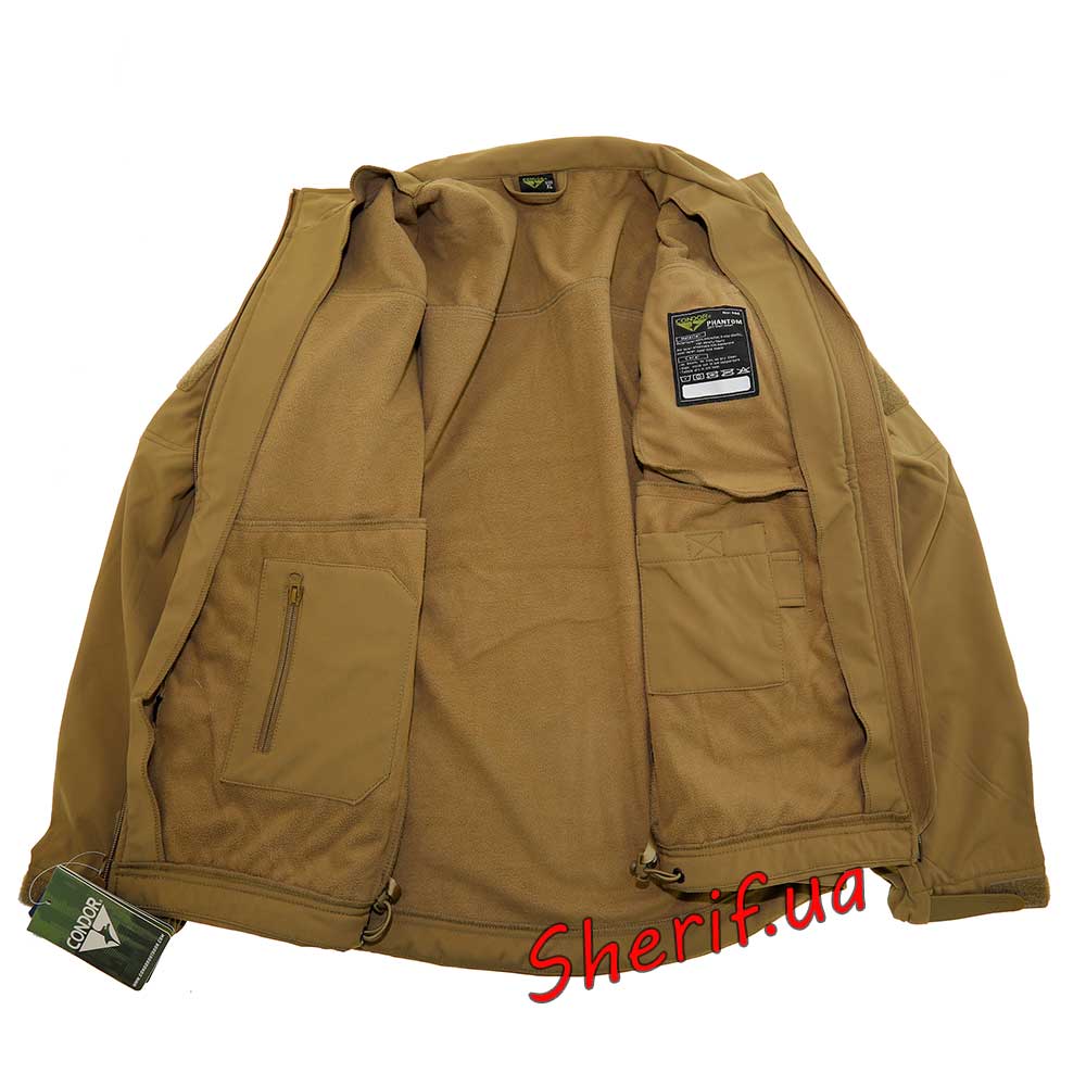 Куртка-ветровка Condor Phantom Soft Shell Jacket Tan (XL)