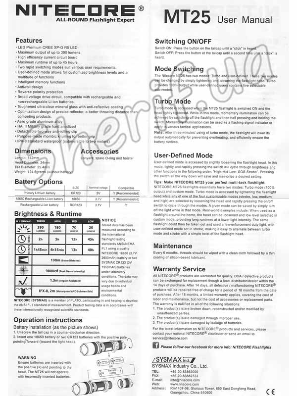 fonar-nitecore-mt25-black 1